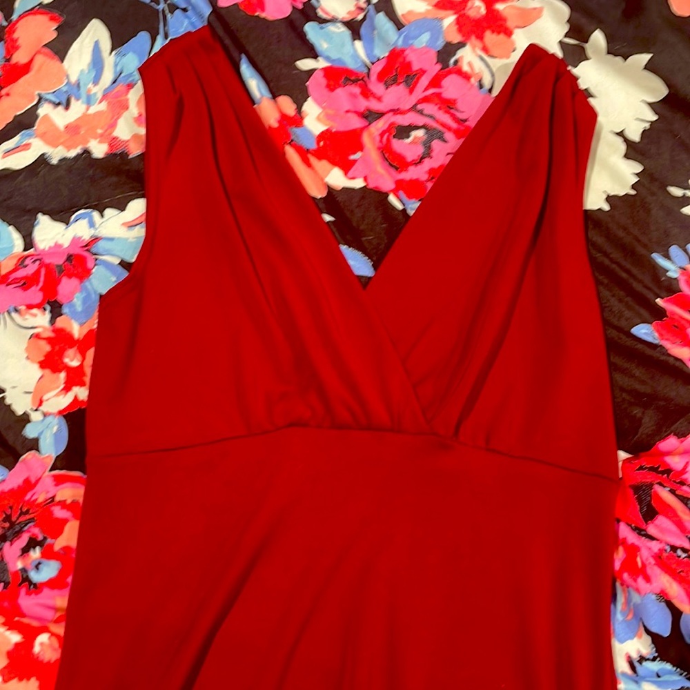 Dark redshirt dress